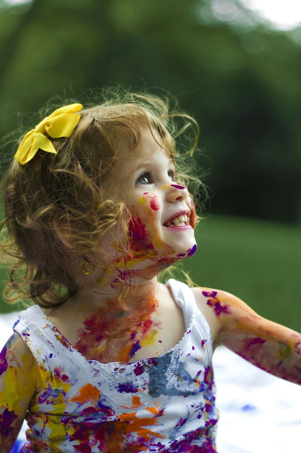 Niña feliz